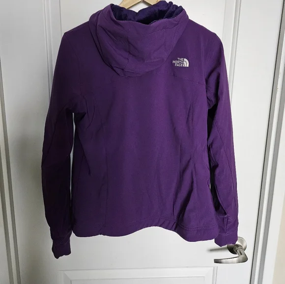 Women Northface full zip hoodie jacket purple SZ M - Picture 2 of 6